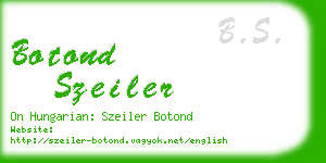 botond szeiler business card